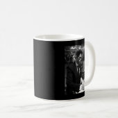 ギフトおもしろいムーニーヴィンテージ重ユニセックス綿T型 コーヒーマグカップ (正面右)