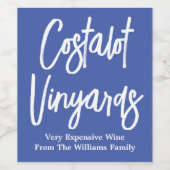 ギフトおもしろいワインラベル ワインラベル (シングルラベル)