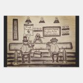 ギフトおもしろい包装紙 ラッピングペーパーシート (正面2)