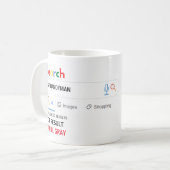 ギフトおもしろい手利大工デコレータ絵師 コーヒーマグカップ (正面左)