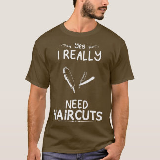 ギフトおもしろい用ヘアカットデザイン12 Tシャツ