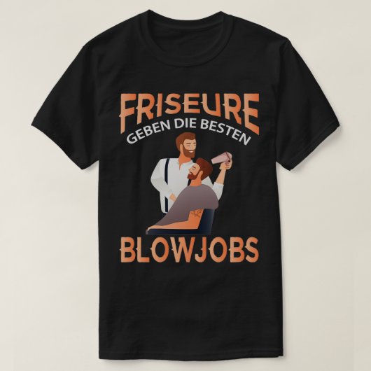 ギフトおもしろい美容師 Tシャツ (デザイン正面)