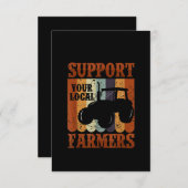 ギフトおもしろい農家チキンファーム山羊農業ギフト サンキューカード (正面/裏面)