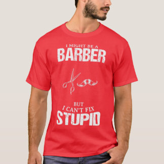 ギフトおもしろい3の理容師デザイン Tシャツ