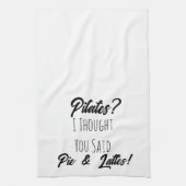 ギフトおもしろい,ピラティス,コーヒー,友人ギフト キッチンタオル (縦)