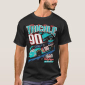 ギフトおもしろいXfinityナスカーシリーズレトロ波 Tシャツ (正面)