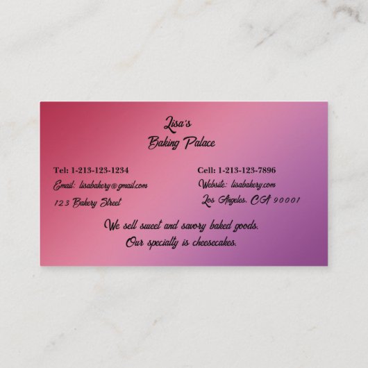 ギフトお前。次の一口から20%!割引カード 割引カード (裏面)