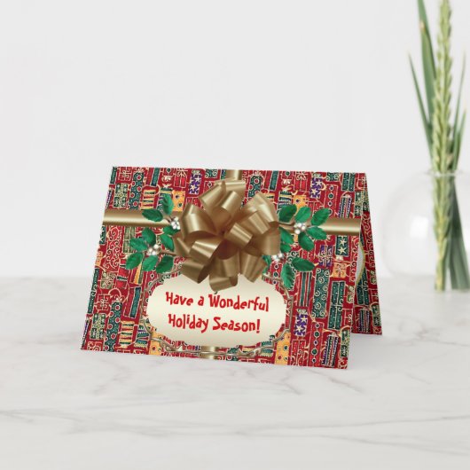 ギフトお洒落 シーズンカード (正面)