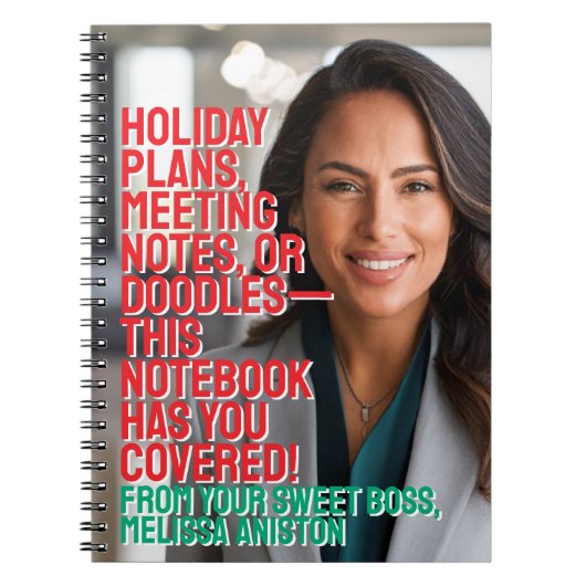 ギフトからの甘いボス ノートブック (正面)