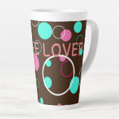 ギフトかわいらし収集ラテマグカップ カフェラテマグ (右アングル)