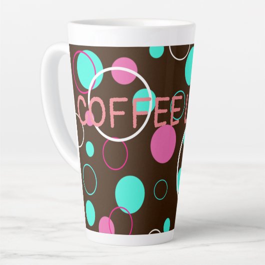 ギフトかわいらし収集ラテマグカップ カフェラテマグ (左アングル)