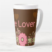 ギフトかわいらし収集 カフェラテマグ (右アングル)