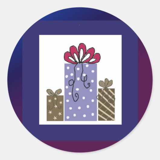 ギフトかわいらし ラウンドシール (正面)