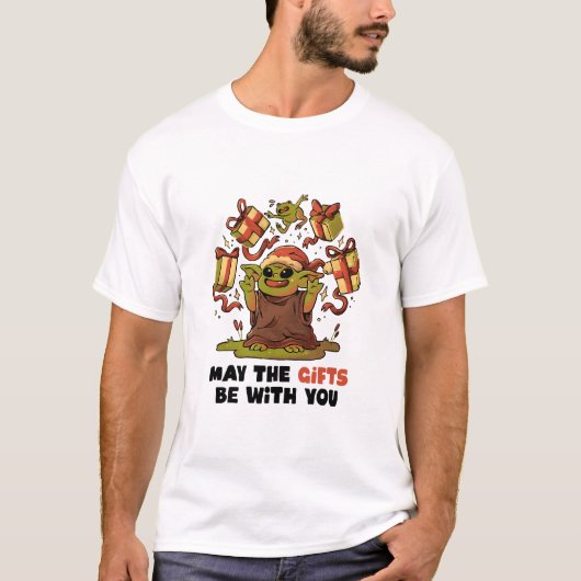ギフトがあなたと共にありますように Tシャツ (正面)