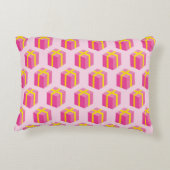 ギフトが付いている背景 アクセントクッション (裏面)