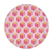 ギフトが付いている背景 カッティングボード (正面)