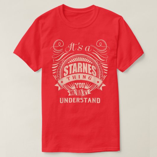ギフトが分からないのはスターネスだ Tシャツ (デザイン正面)
