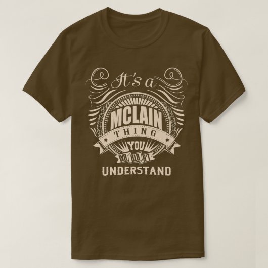 ギフトが分からないのはMCLAINの事だ Tシャツ (デザイン正面)
