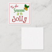 ギフトすてきカード2.5x2.5 ノートカード (正面/裏面)