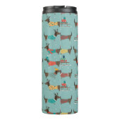 ギフトとそりパターン付きホリデーダックスシャンド タンブラー (裏面)