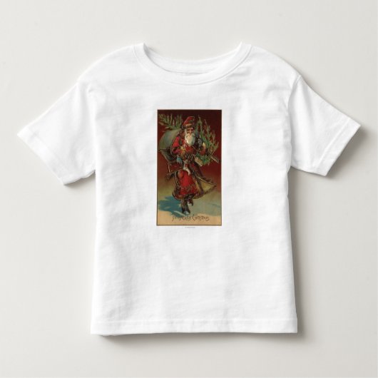 ギフトとのクリスマスGreetingSanta # 2 トドラーTシャツ (正面)
