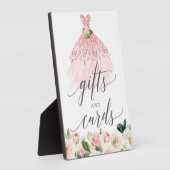 ギフトとカードキンセアニェラ誕生日パーティー署名Pl フォトプラーク (側面)