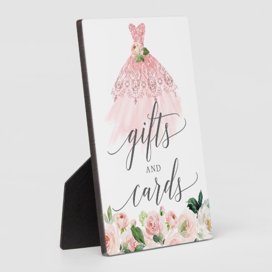 ギフトとカードキンセアニェラ誕生日パーティー署名Pl フォトプラーク (側面)