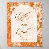 ギフトとカードテラコッタのサイン ポスター (正面)