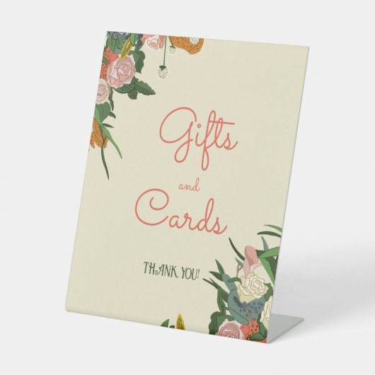 ギフトとカード 台座サイン (正面)