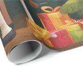 ギフトとキリン|過去記事 |折り返し紙 ラッピングペーパー (ロールコーナー)