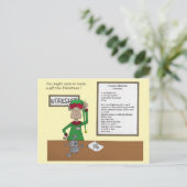 ギフトにこのクリスマスをしたいと思うかもしれません! シーズンポストカード (スタンド正面)