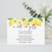 ギフトについてのお願い ウェディング 願い事カード エンクロージャーカード (スタンド正面)