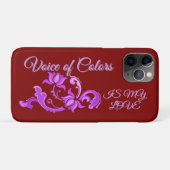 ギフトにぴったりな赤とピンクの色遊びアート Case-Mate iPhoneケース (裏面(横))