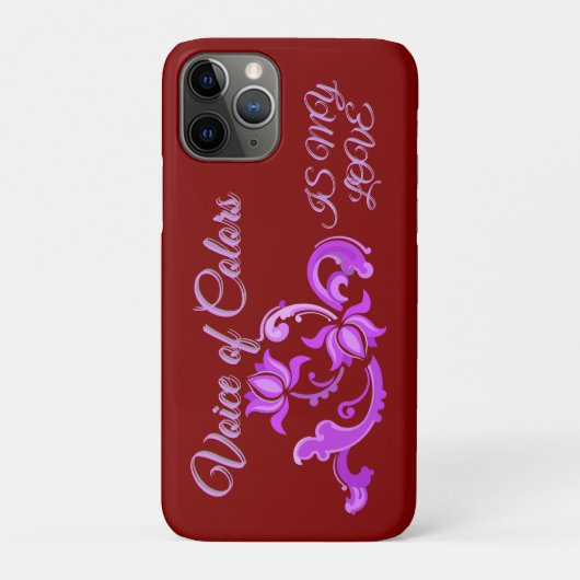 ギフトにぴったりな赤とピンクの色遊びアート Case-Mate iPhoneケース (裏)