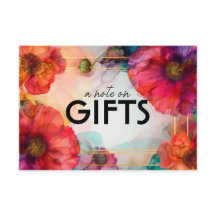 ギフトに注ぐ緋花びらの優雅さ