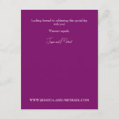 ギフトに注意明るい赤紫色魔法:水色 エンクロージャーカード (裏面)