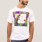 ギフトに耐えているギークを用心して下さい Tシャツ (正面)