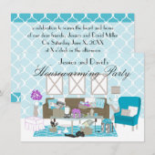 ギフトのある素敵なお部屋 招待状 (正面/裏面)