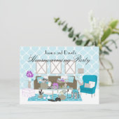 ギフトのある素敵なお部屋 招待状 (スタンド正面)