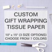 ギフトのためのカスタムでパーソナライズで黒いティッシュペーパー 薄葉紙 (クラフト)