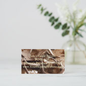 ギフトのアイディアのハンターを捜すシカのオオシカのアメリカヘラジカの(雄ジカの)枝角 名刺 (スタンド正面)