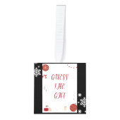 ギフトのオーナメント キューブオーナメント (正面)