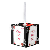 ギフトのオーナメント キューブオーナメント (裏面アングル)