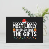 ギフトのクリスマスホリに色を付ける可能性が最も高い 招待状 (スタンド正面)