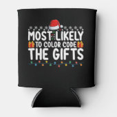 ギフトのクリスマスホリに色を付ける可能性が最も高い 缶クーラー (正面)