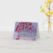 ギフトのスライド カード (黄色い花)