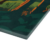 ギフトのビッグフットSanta Clausサック長方形 カッティングボード (角)