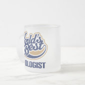 ギフトの世界のベストの聴覚学者 フロストグラスマグカップ (正面左)