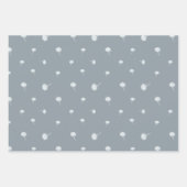 ギフトの折り返し（グレー） ラッピングペーパーシート (正面3)