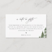 ギフトの森の結婚メモ エンクロージャーカード (正面)